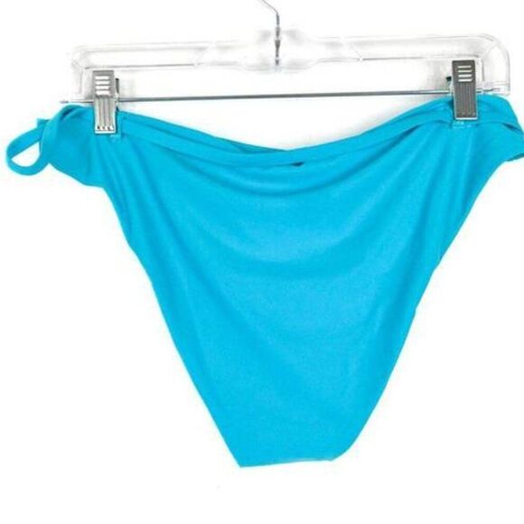 NEW Andie Swim The Riviera Bikini Bottom Flat Belt Bright Blue Size Small NWT - Picture 4 of 5